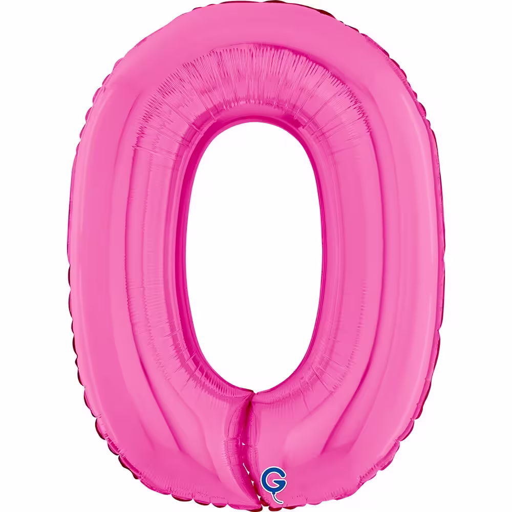 Folienballon Zahl Pink – Bild 2