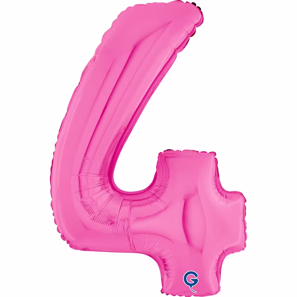 Folienballon Zahl Pink – Bild 5