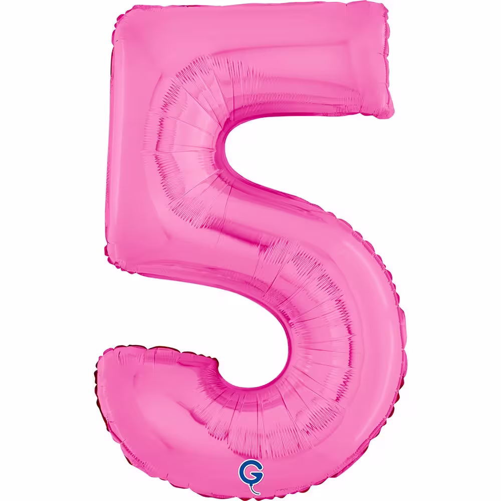 Folienballon Zahl Pink – Bild 6