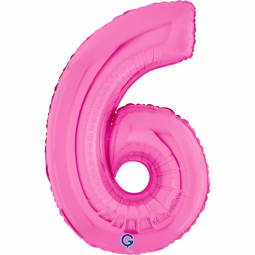 Folienballon Zahl Pink – Bild 7