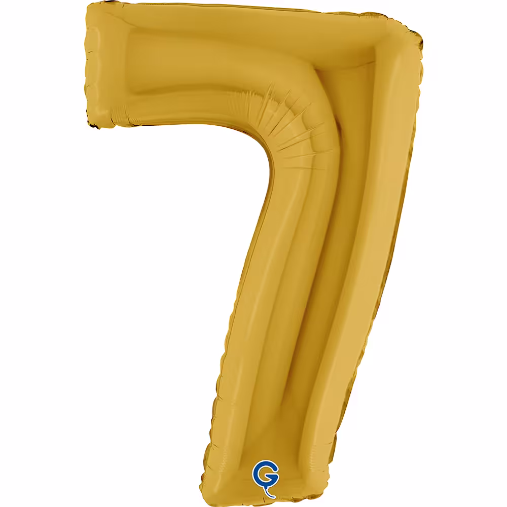 Folienballon Zahl Gold – Bild 8