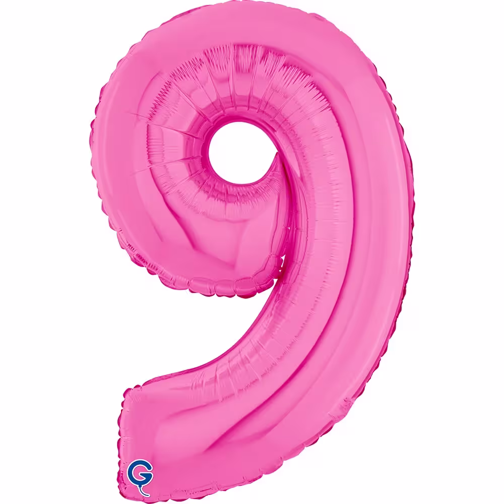 Folienballon Zahl Pink – Bild 10