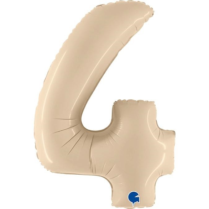 Folien Ballon Zahl Satin – Bild 2