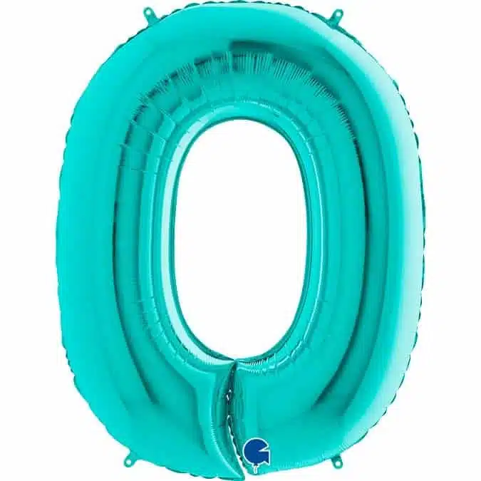 Folien Ballon Zahl Tiffany – Bild 2