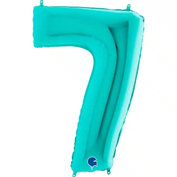 Folien Ballon Zahl Tiffany – Bild 6