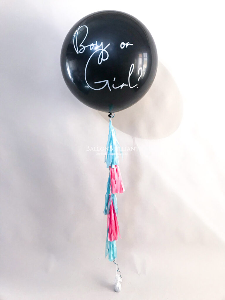 Gender-Reveal-Explosionsballon – Bild 1