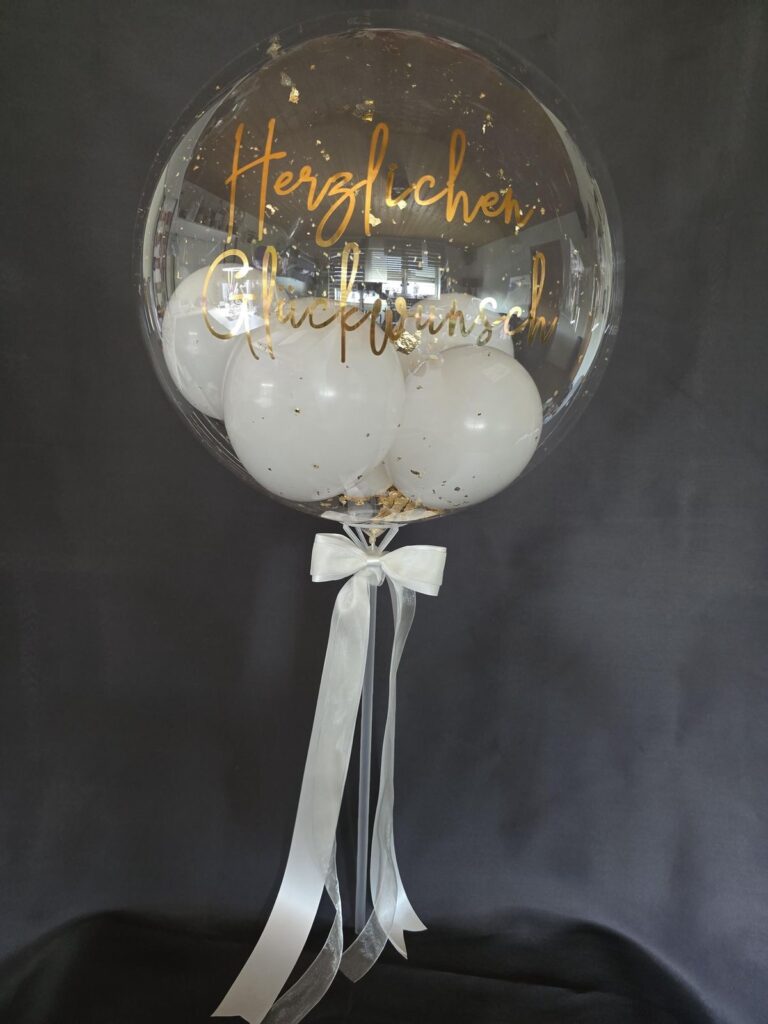 Bubble Ballon-individuelle Beschriftung – Bild 2