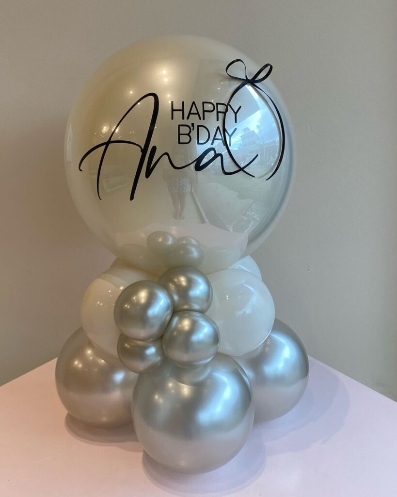 Happy Birthday Ballon - personalisiert – Bild 2