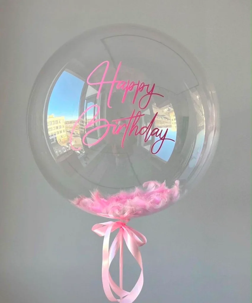 Bubble Ballon individuelle Beschriftung – das Highlight für jeden Anlass – Bild 17
